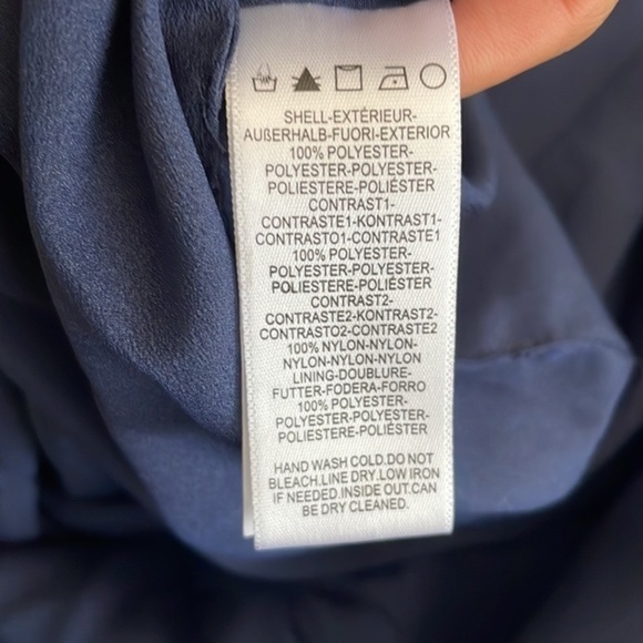 NWT $298 Dress The Population Bright Floral Embroidered Dress Navy 0055 - Picture 16 of 16